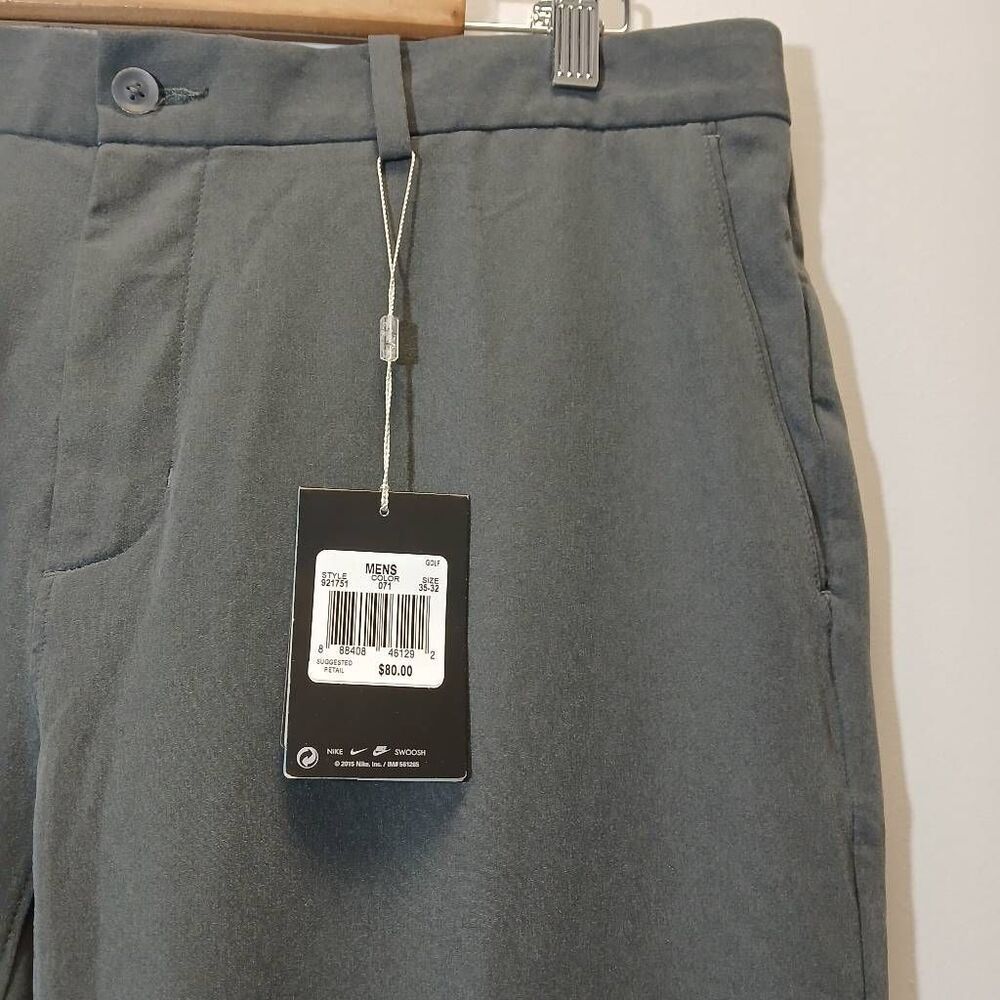 Nike golf mens pants 35×32 gray standard fit - Picture 2 of 9